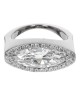 GIA Certified Marquise Cut Diamond Solitaire Ring in 14K
